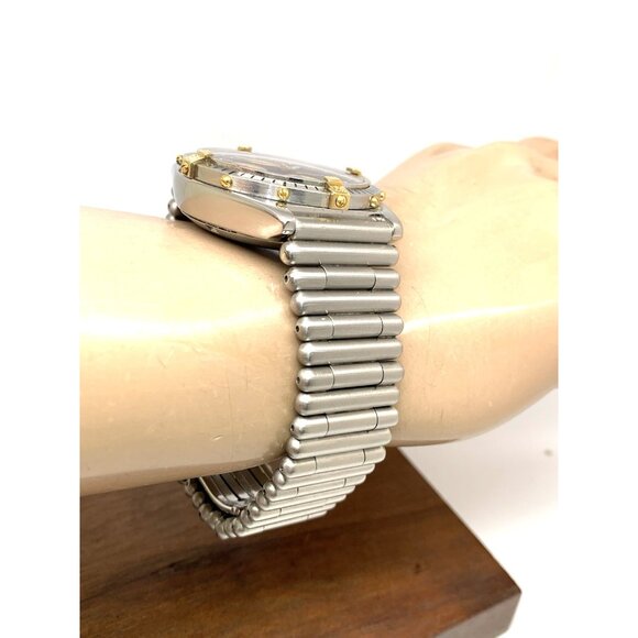 Breitling Men's Watch B13047 Swiss Automatic Chronograph 18K Gold Steel 40mm - Picture 11 of 13